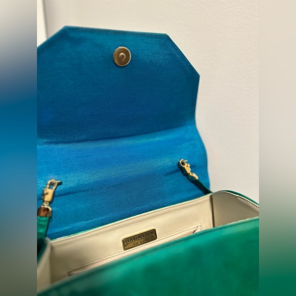 Vintage Stuart Weitzman  Green retro bag - Picture 3 of 5